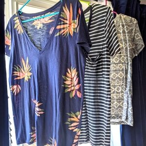 Fun Print t-shirt trio